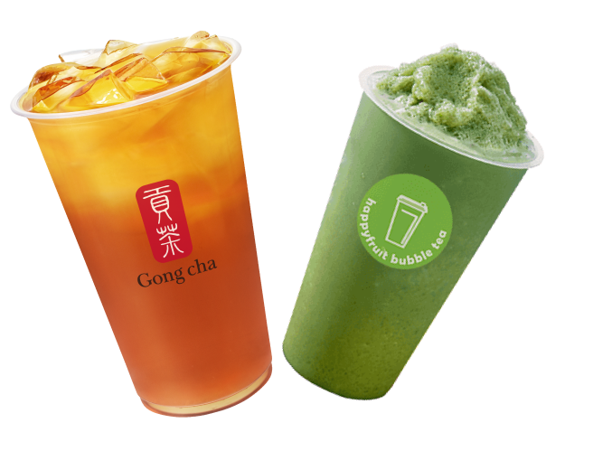 The picture of double green teas