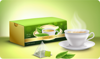 the image of tea packs